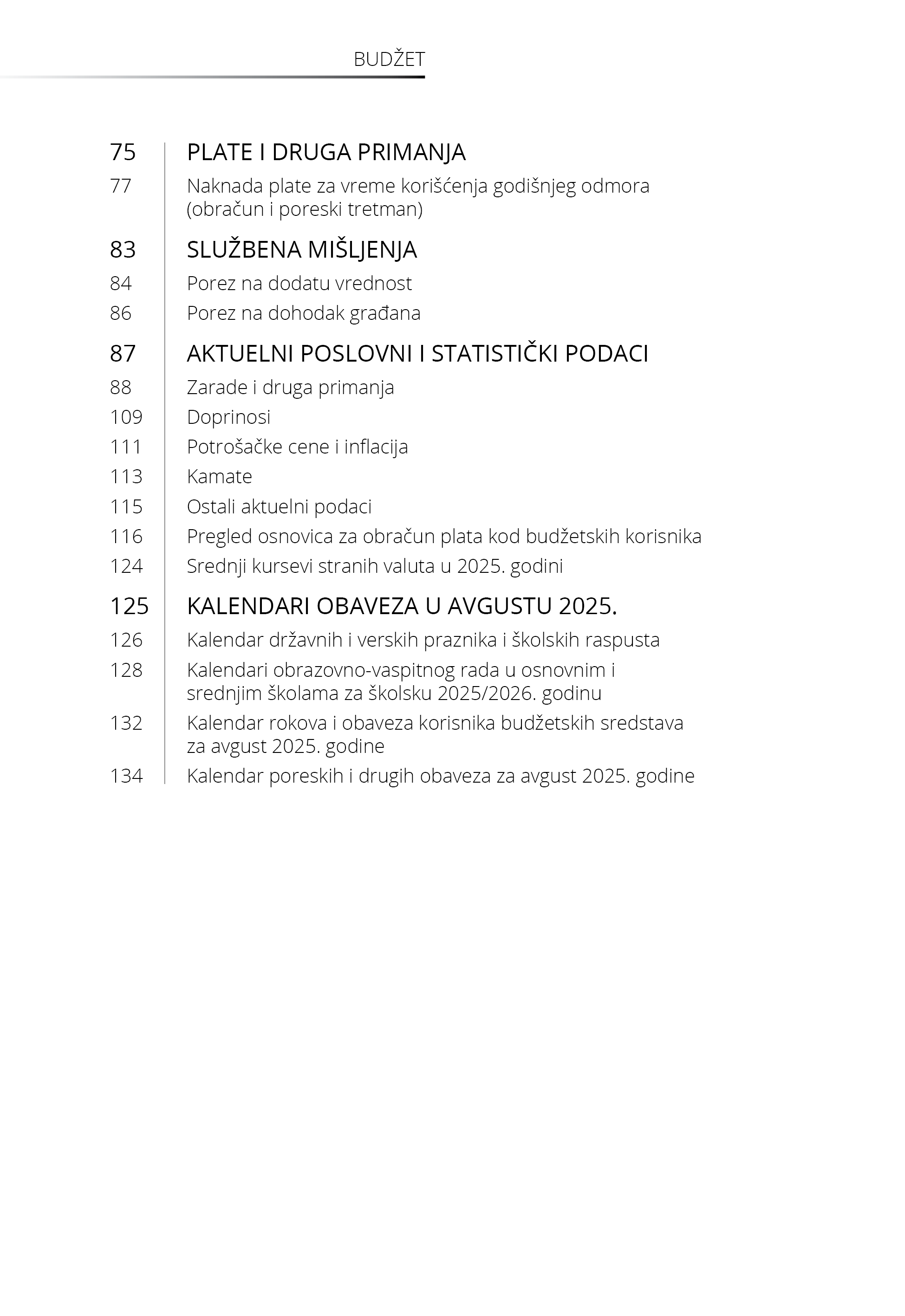 Časopis Budzet