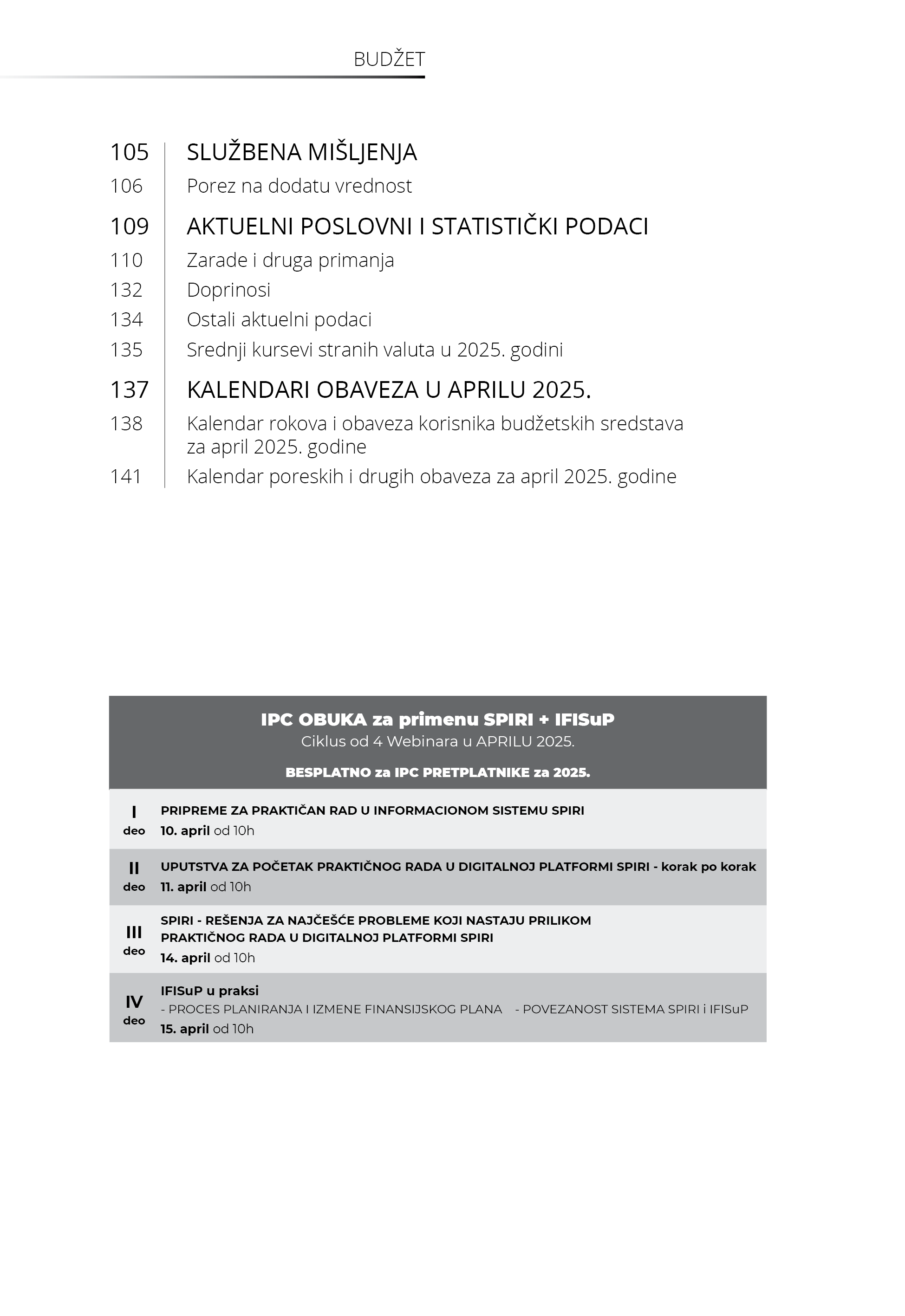 Časopis Budzet