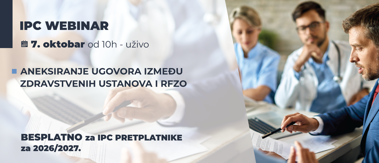 IPC Webinar - Aneksiranje ugovora ZU i RFZO